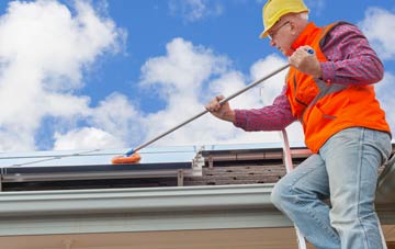 Lytchett Minster soft wash roof cleaning